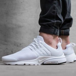 All White Nike Air Prestos